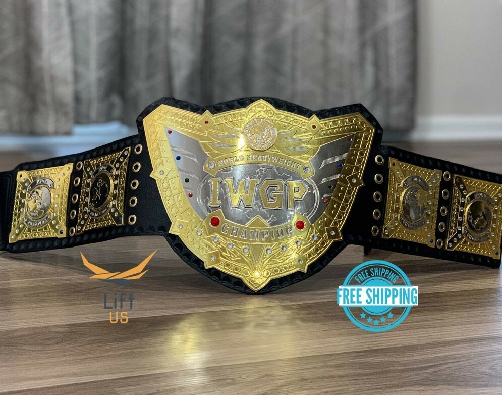 IWGP World Heavyweight Wrestling Championship V5 Replica Tittle Belt 2MM Brass