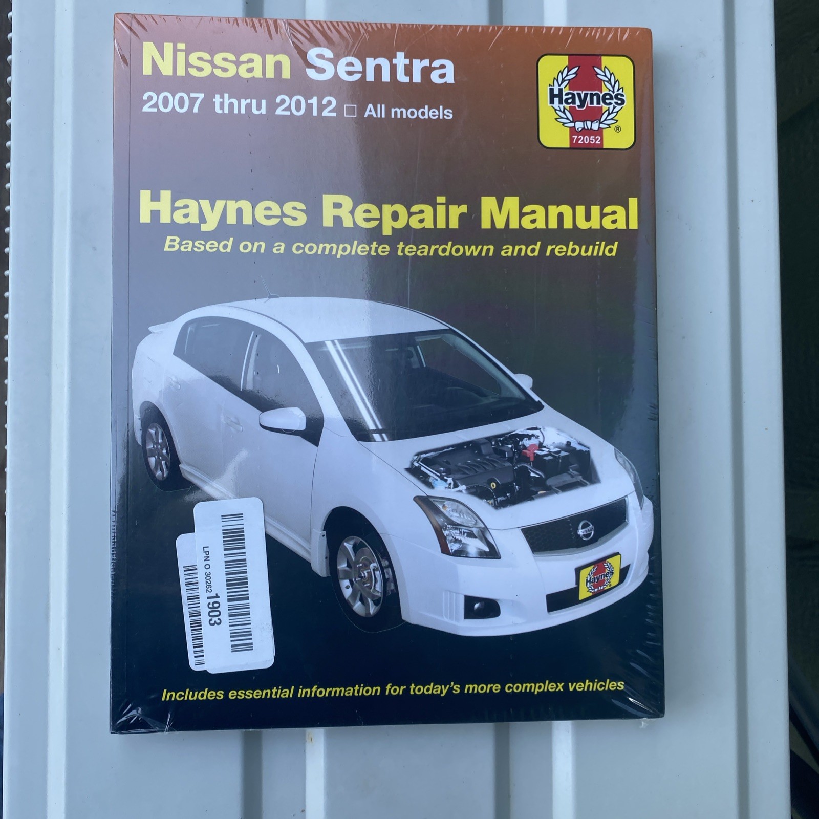2007-2012 Nissan Sentra Service Repair Manual Haynes 72052 NEW Sealed