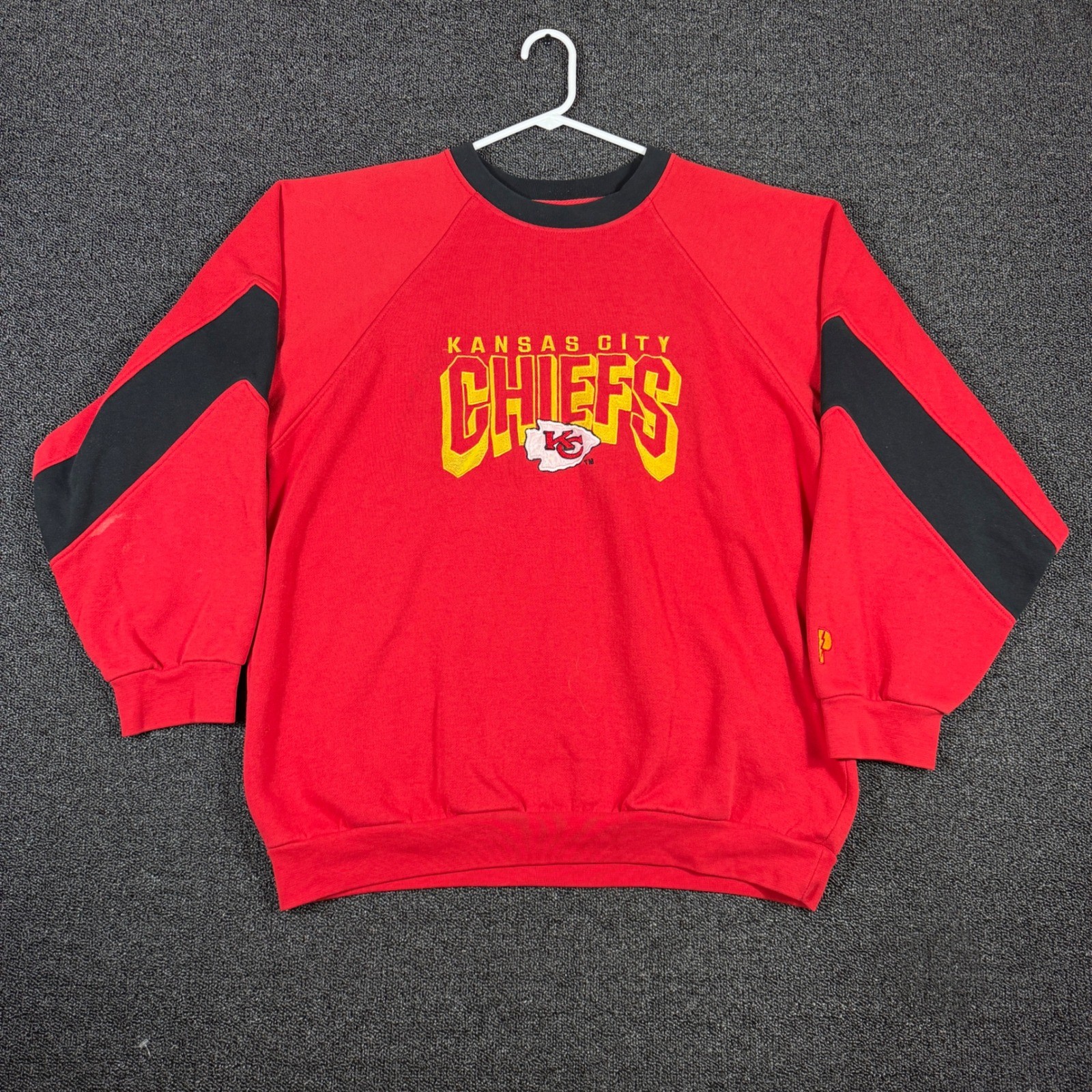 Vintage Kansas City Chiefs Pro Player Crewneck Sweatshirt Men XL 90s Embroidered