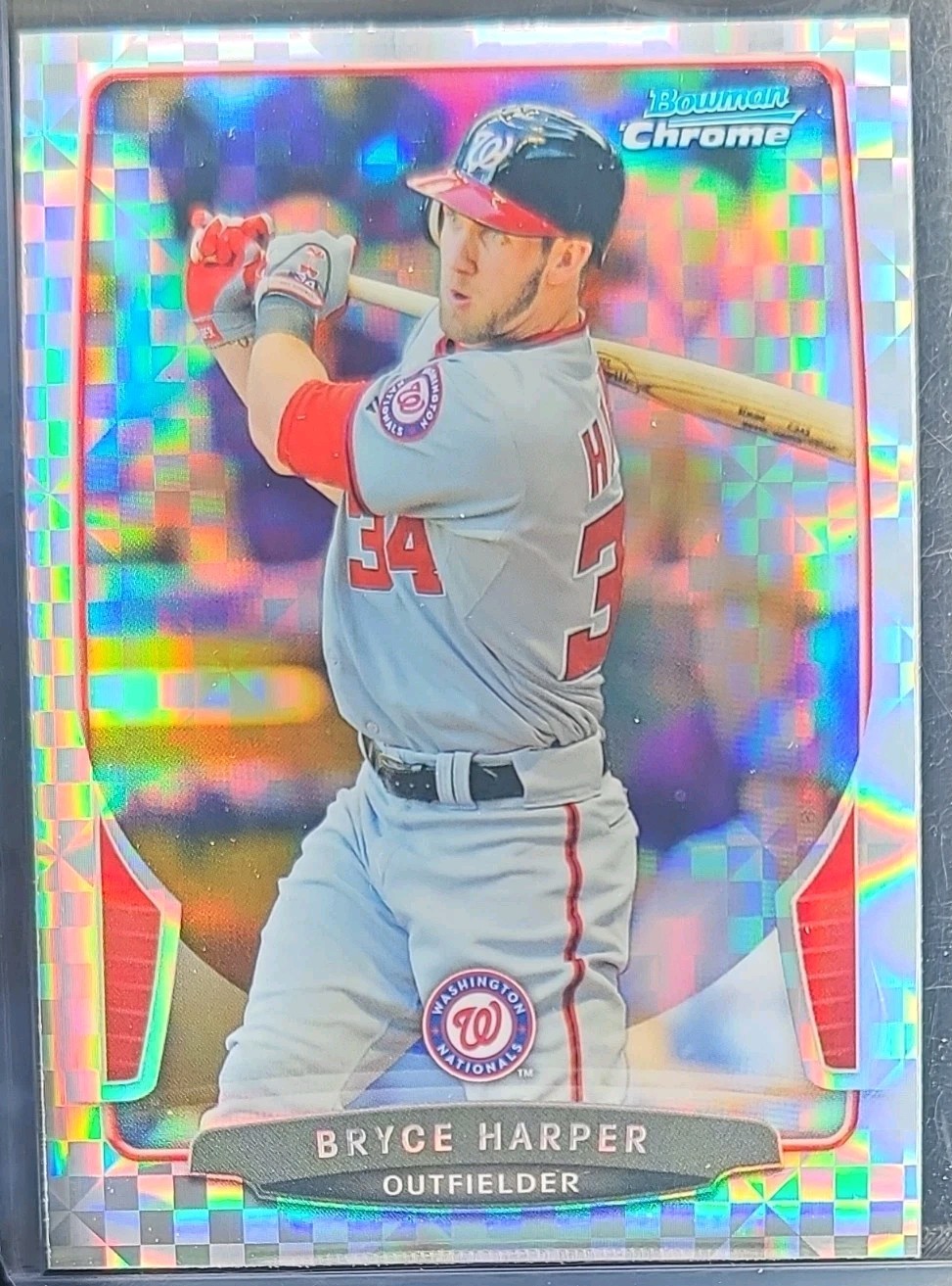 2013 Bowman Chrome - Bryce Harper #1 X-Fractor