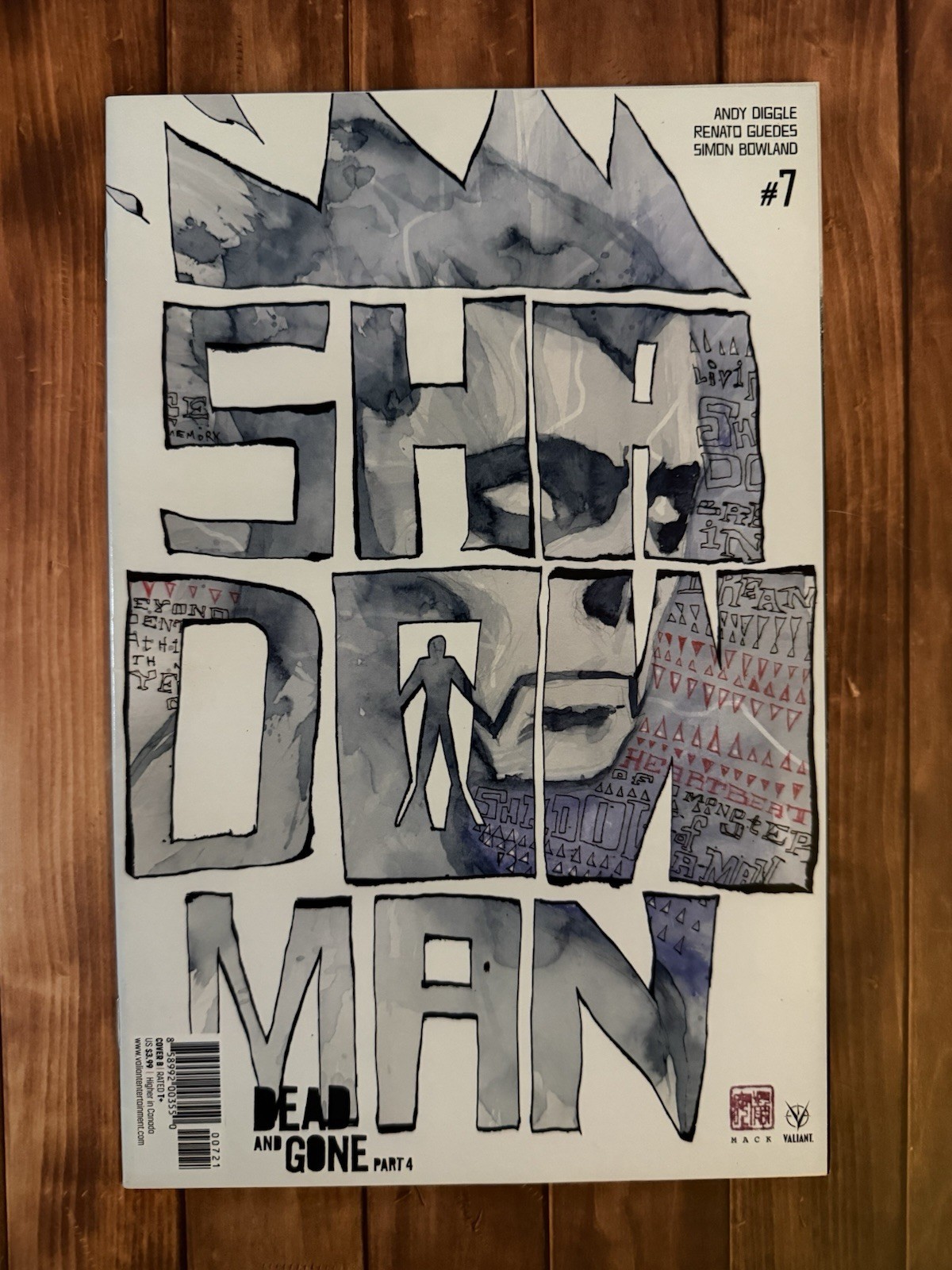 Shadowman (2018) #7 Cover B-David Mack (Valiant Comics Entertainment... Shadowman (2018) #7 Cover B-David Mack (Valiant Comics Entertainment...