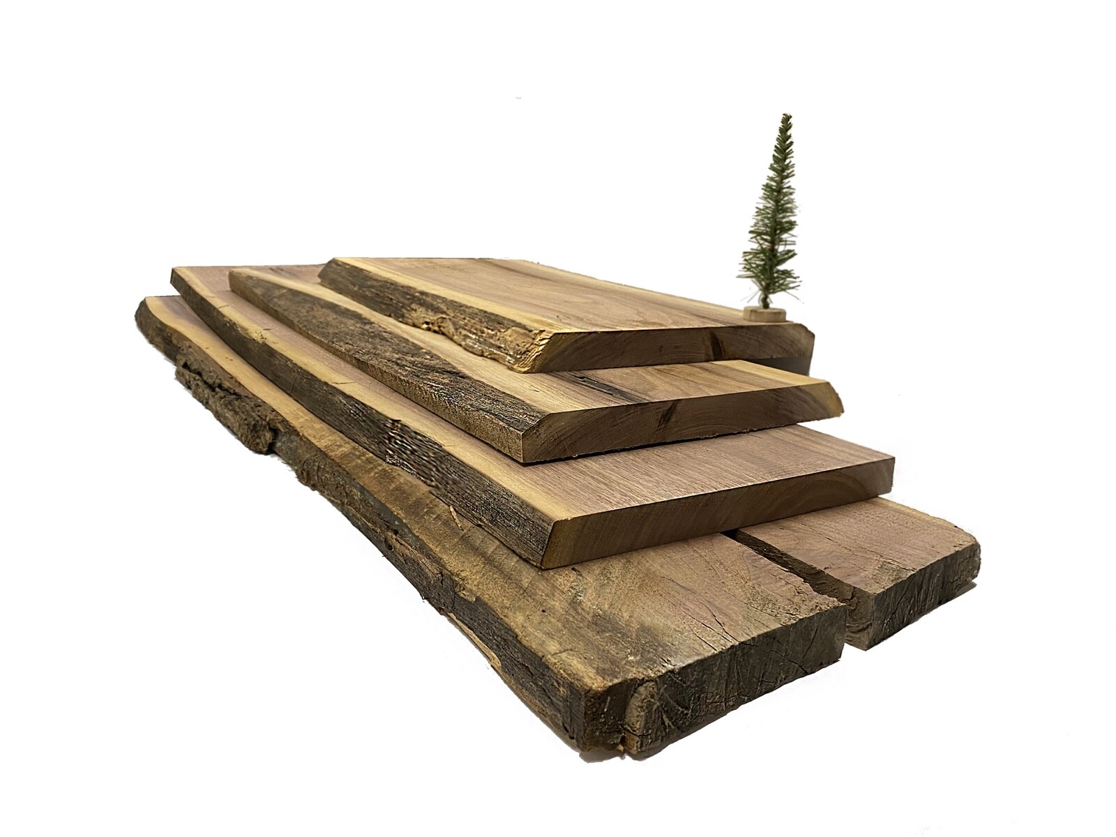Black Walnut Live Edge Slab Kiln Dried and Planed | Various Sizes | Ships Free