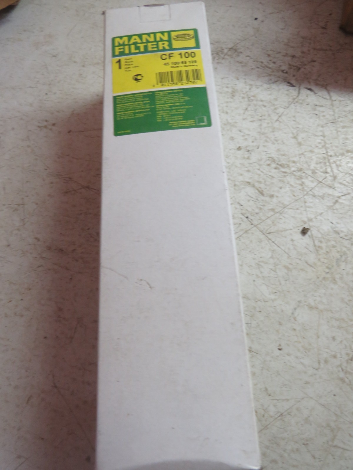 MANN FILTER CF 100 MANN FILTER CF 100