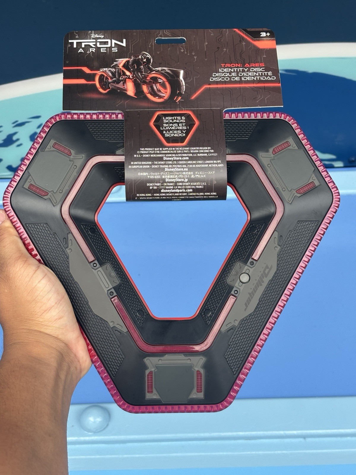 2025 Disney Parks Tron Ares Identity Disc with Lights and Sounds NWT 2025 Disney Parks Tron Ares Identity Disc with Lights and Sounds NWT