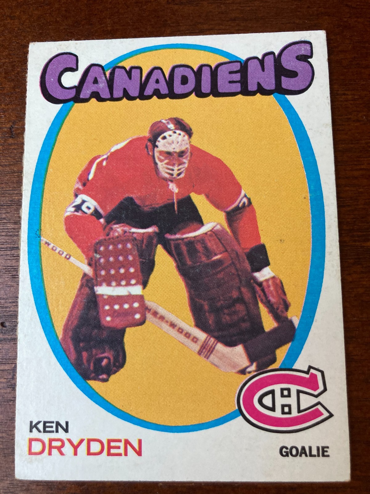 1971-72 Topps Ken Dryden Rookie 1971-72 Topps Ken Dryden Rookie