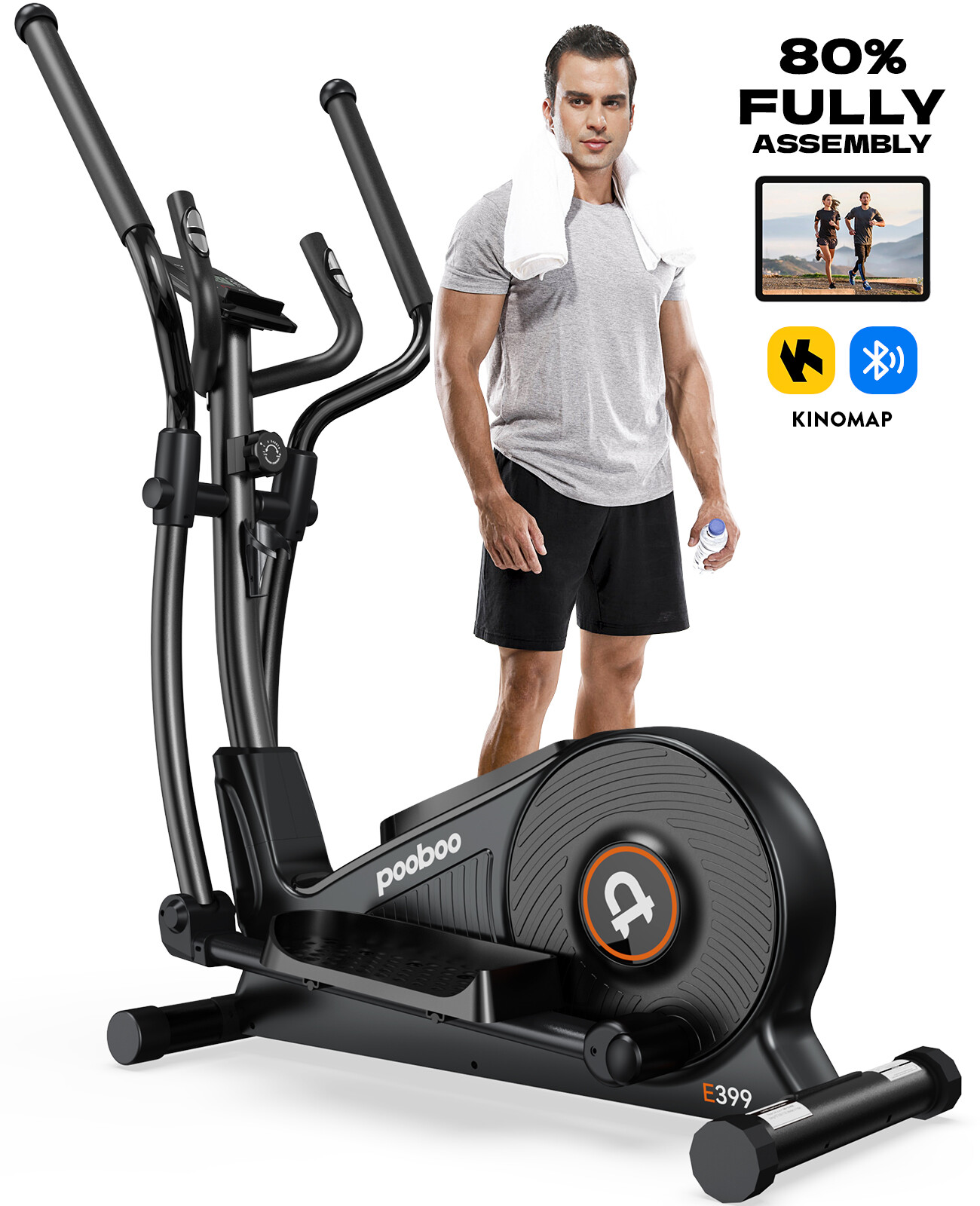 Elliptical Machine Elliptical Exercise Machine with 16-Level Resistance For Home Elliptical Machine Elliptical Exercise Machine with 16-Level Resistance For Home