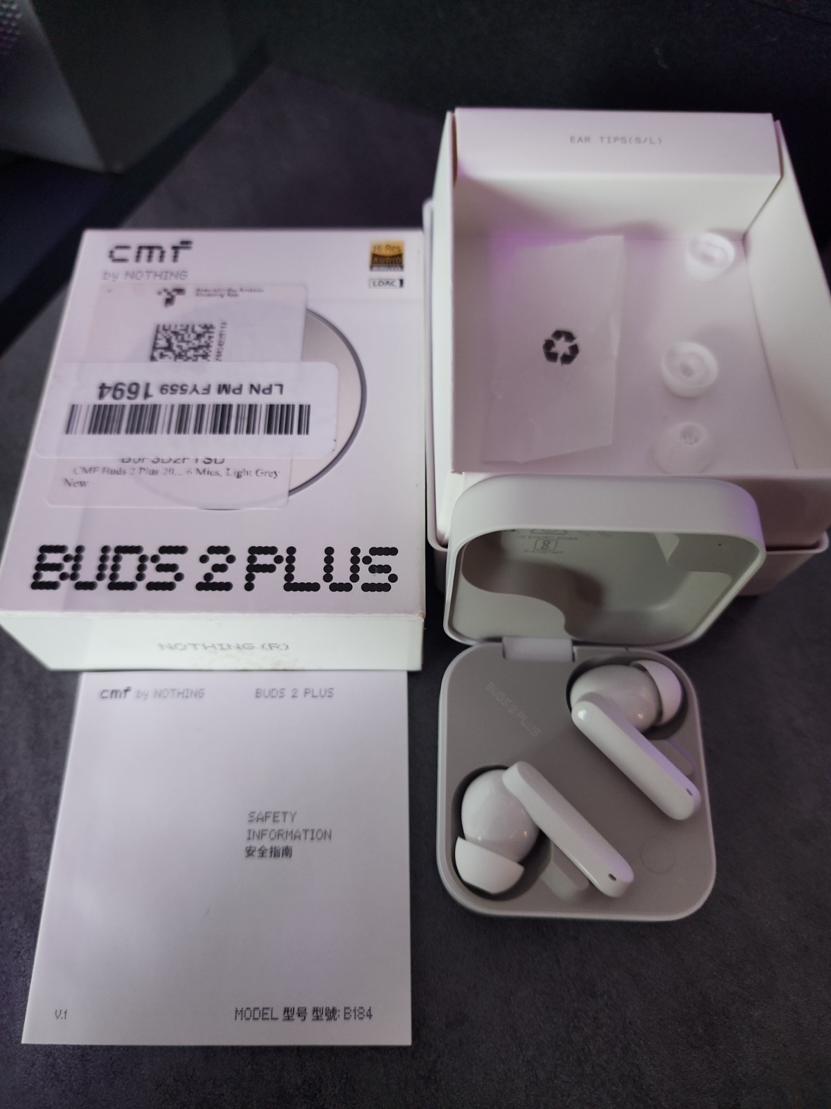 Buds 2 Plus Grey CMF By Nothing Buds 2 Plus Grey CMF By Nothing