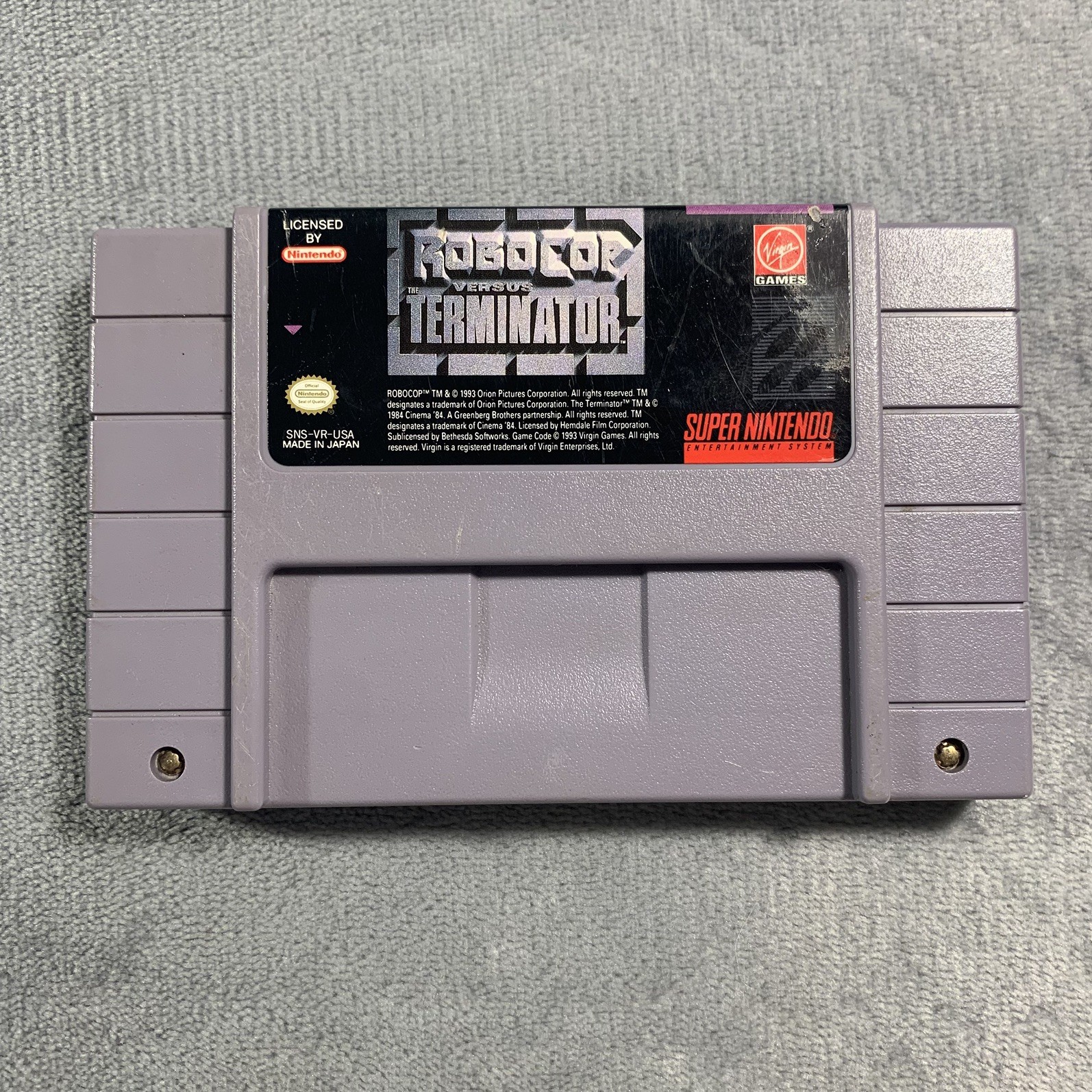 RoboCop Vs. The Terminator, SNES, Loose RoboCop Vs. The Terminator, SNES, Loose