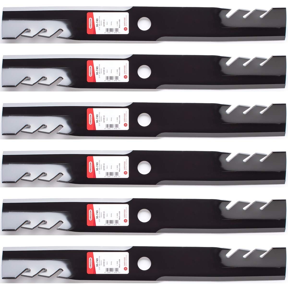 6PK Oregon 96-749 G3 Gator Blades for 60 6PK Oregon 96-749 G3 Gator Blades for 60
