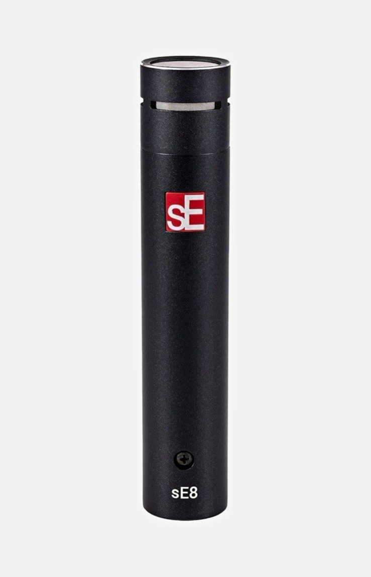 sE Electronics sE8 Small-Diaphragm Cardioid XLR Condenser Mic, Black sE Electronics sE8 Small-Diaphragm Cardioid XLR Condenser Mic, Black