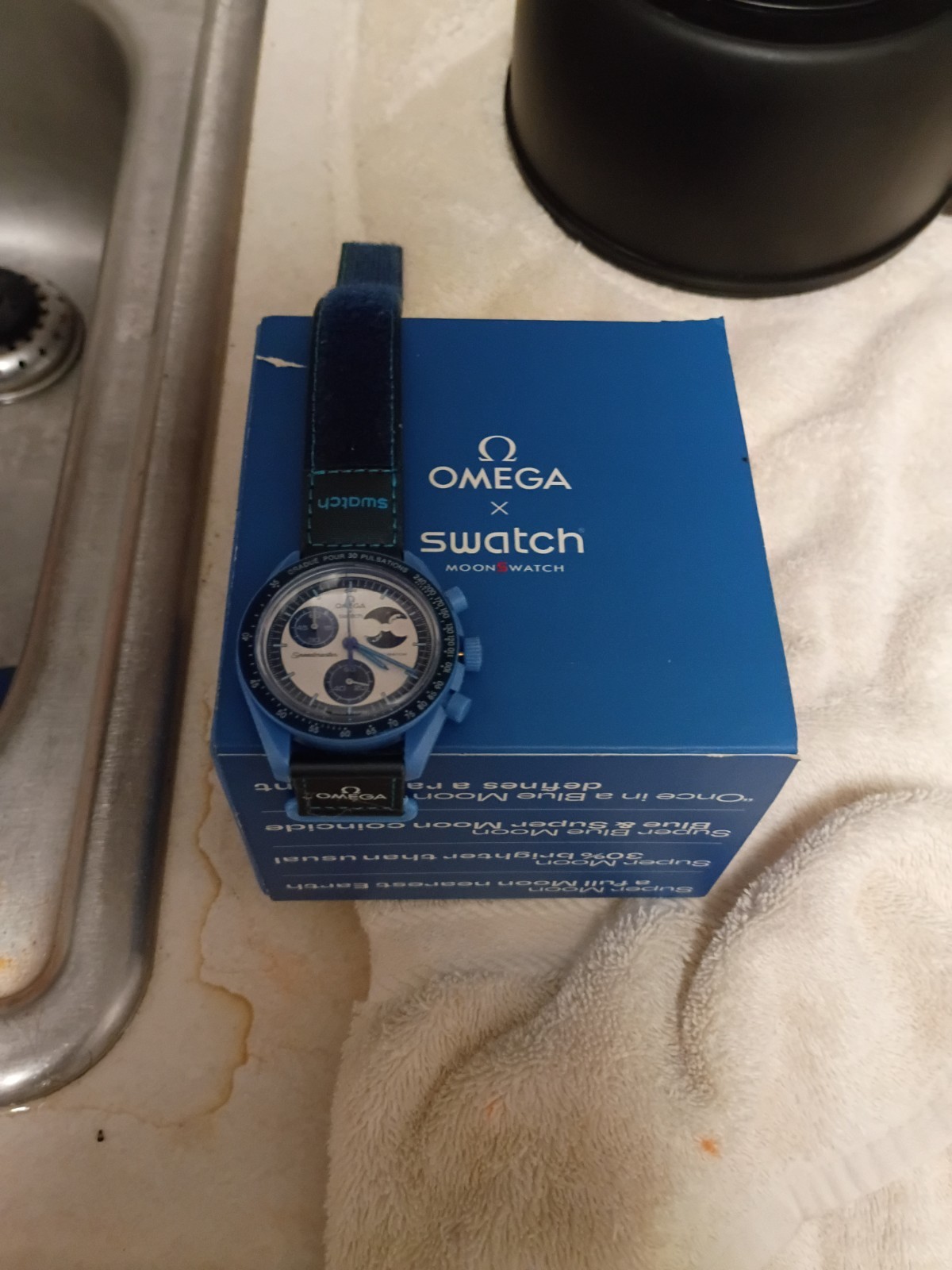 Swatch x Omega MoonSwatch Mission to the Super Blue Moonphase Swatch x Omega MoonSwatch Mission to the Super Blue Moonphase