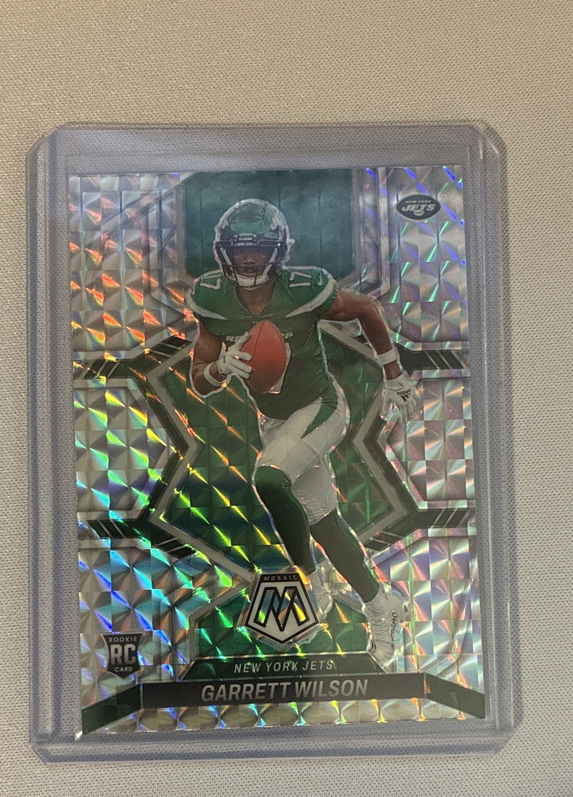 2022 Panini Mosaic - Rookies Garrett Wilson #311 Mosaic Prizm (RC) 2022 Panini Mosaic - Rookies Garrett Wilson #311 Mosaic Prizm (RC)