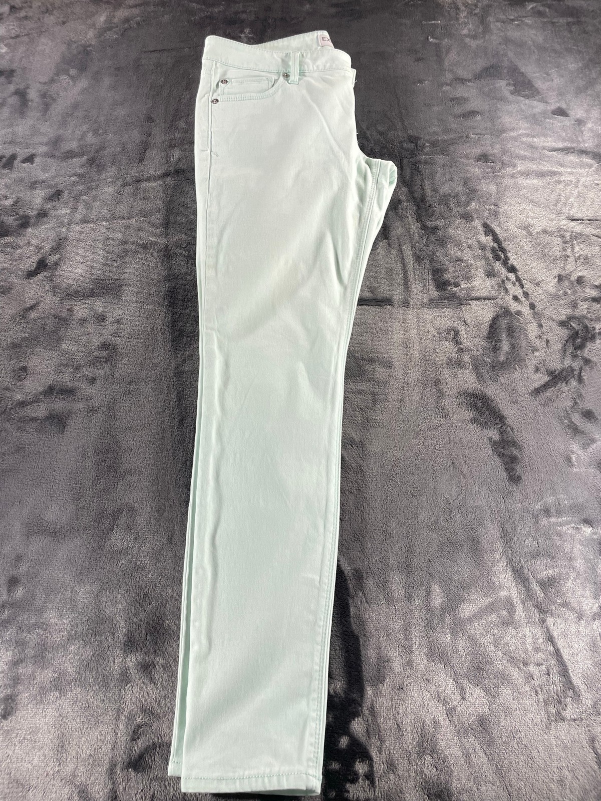 Express jeans mint green skinny leg denim pants Express jeans mint green skinny leg denim pants