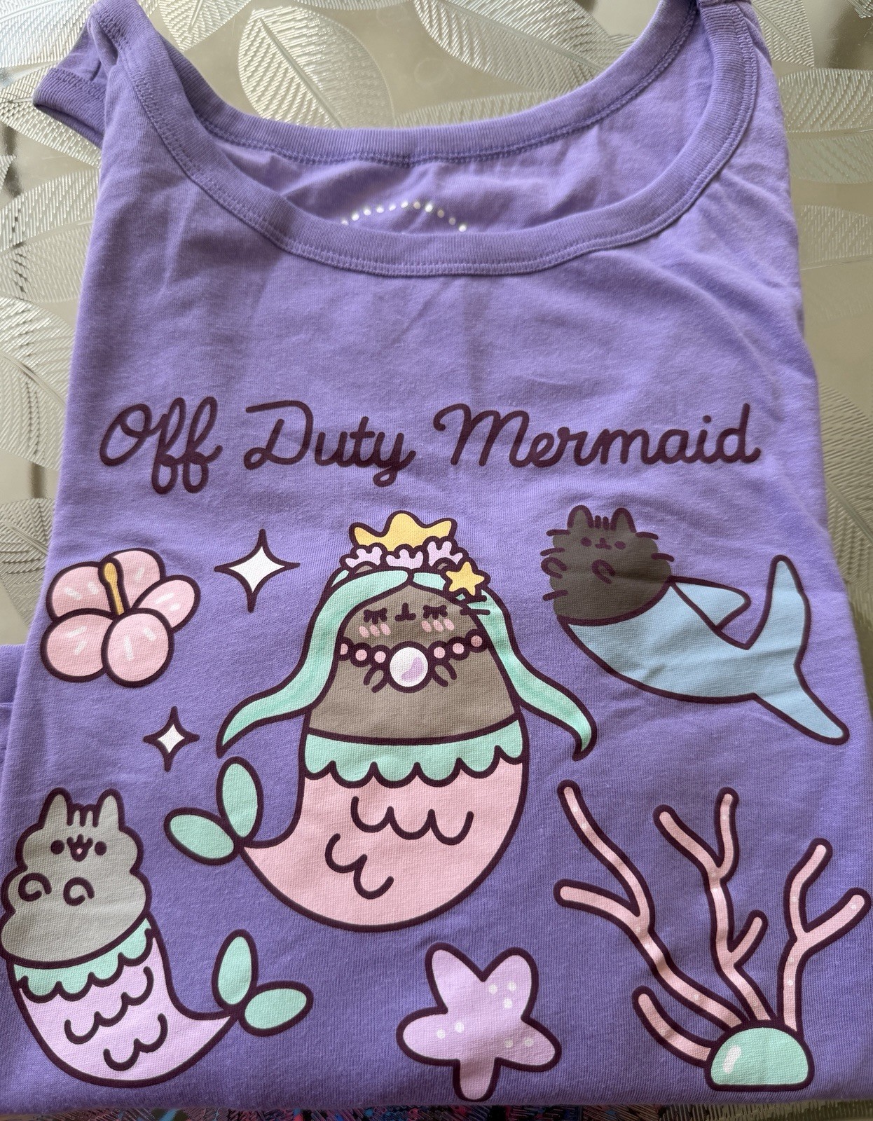 Torrid Women’s Plus 3X Purple Pusheen Mermaid Graphic Knit Sleeveless Tank Top Torrid Women’s Plus 3X Purple Pusheen Mermaid Graphic Knit Sleeveless Tank Top
