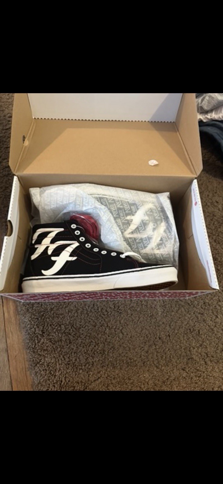 Foo Fighters Vans Sk8 Hi-Tops NEW RARE Size 10