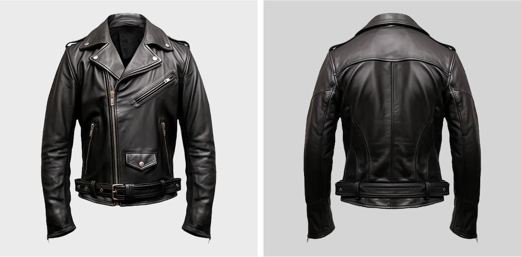 Casual Biker Leather Jacket - BEST QUALITY - BEST PRICE EVER - LOW PRICE SALE