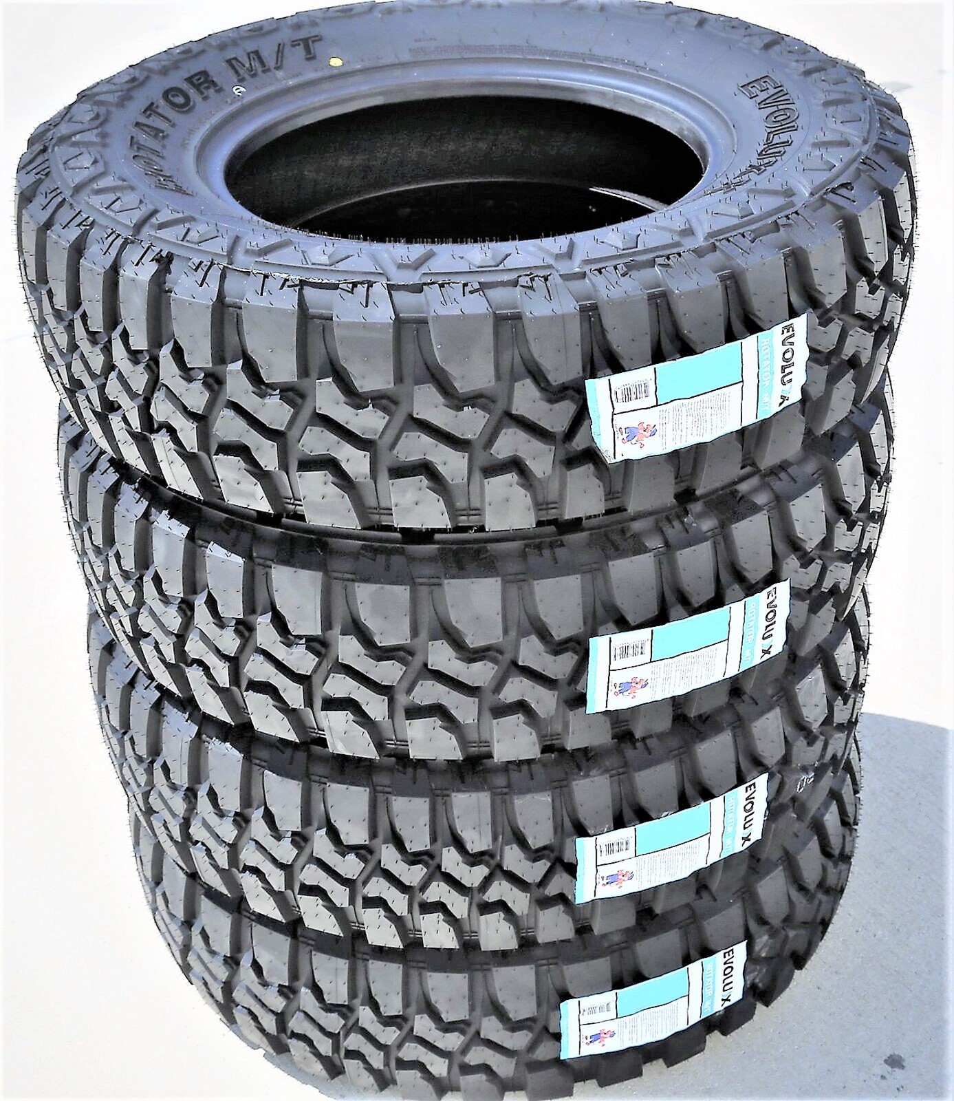 4 Evoluxx Rotator M/T 30X9.50R15 104Q C 6 Ply Light Truck Tires