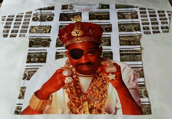Custom Slick Rick Sublimated Shirt  pantone powder legend carolina