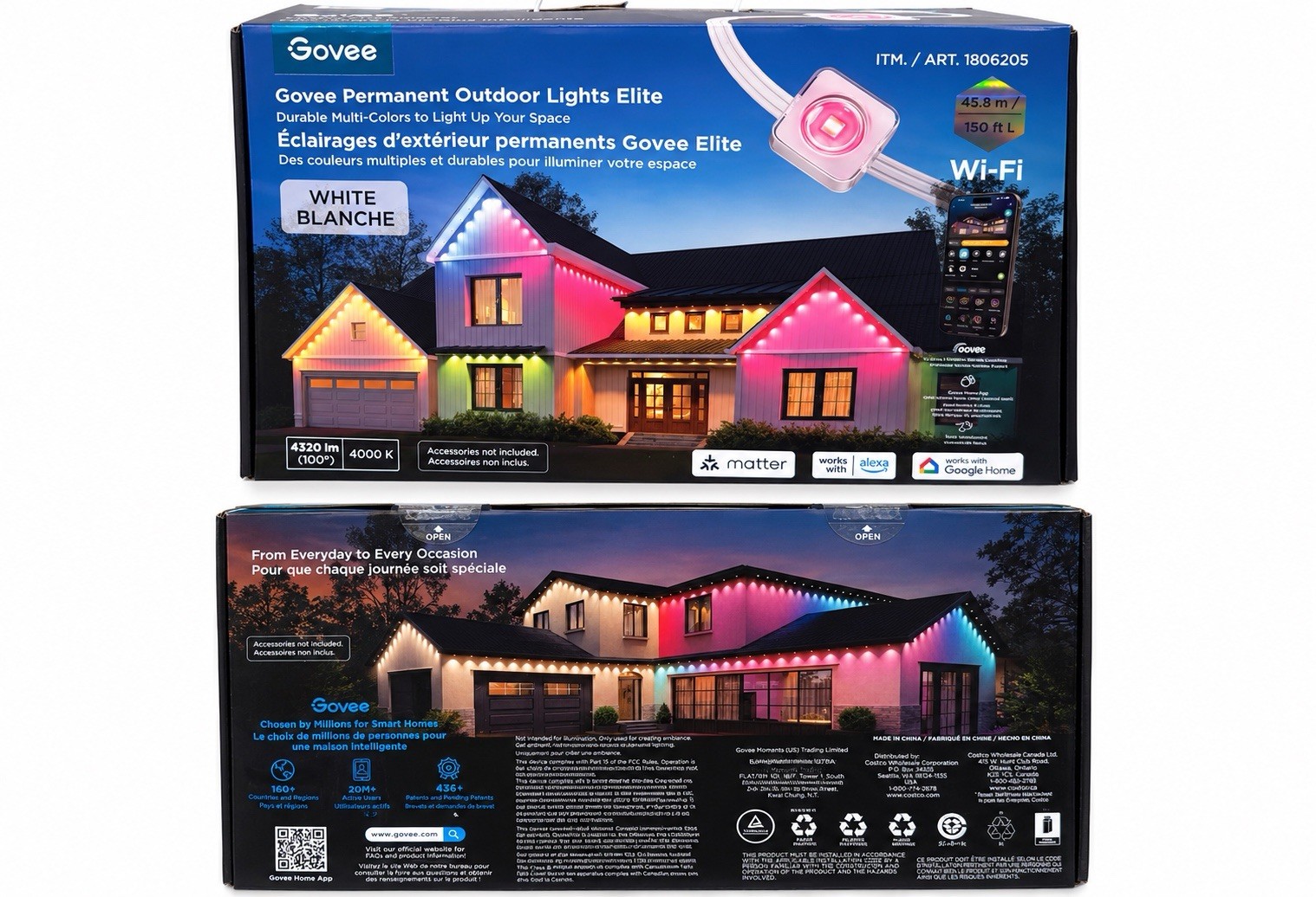 Govee Permanent Outdoor Lights Elite 150 ft - UNUSED 