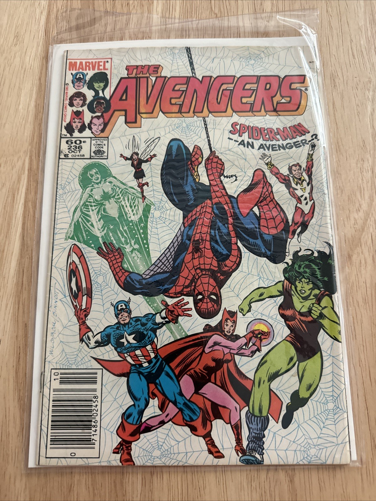 The Avengers #236 (1983) Marvel Comics Bronze Age Spider-Man Joins Avengers NM The Avengers #236 (1983) Marvel Comics Bronze Age Spider-Man Joins Avengers NM