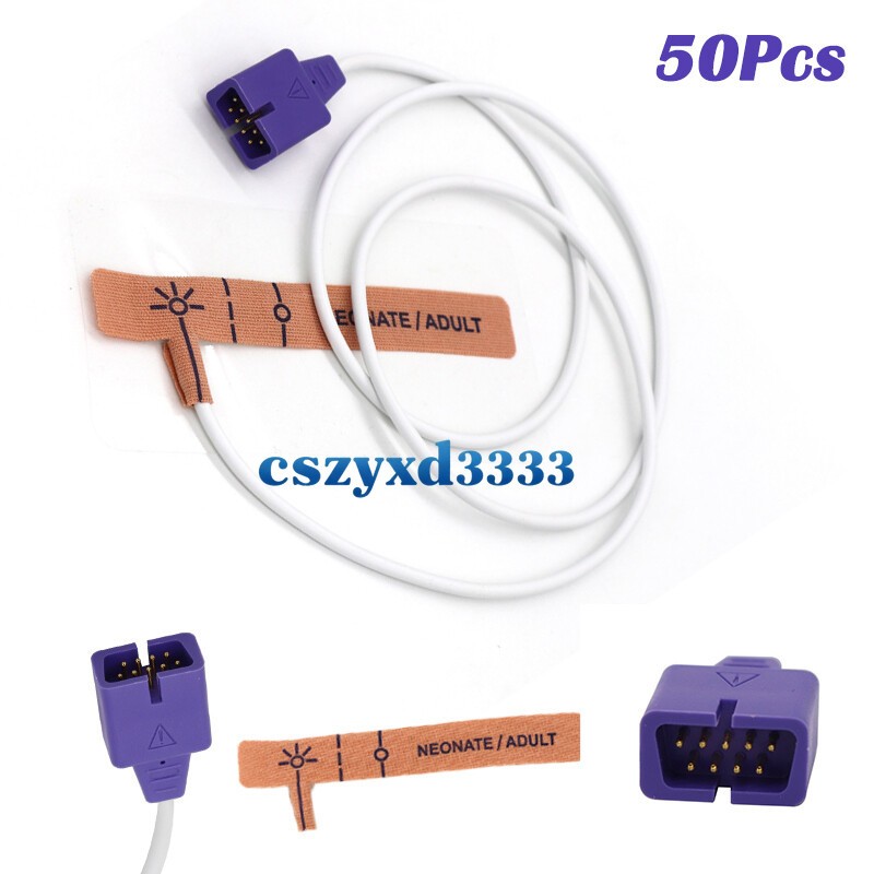 50Pc Suitable to Nellcor MAX-A Disposable Oximax Adult/Neonate SpO2 Sensor Probe 50Pc Suitable to Nellcor MAX-A Disposable Oximax Adult/Neonate SpO2 Sensor Probe