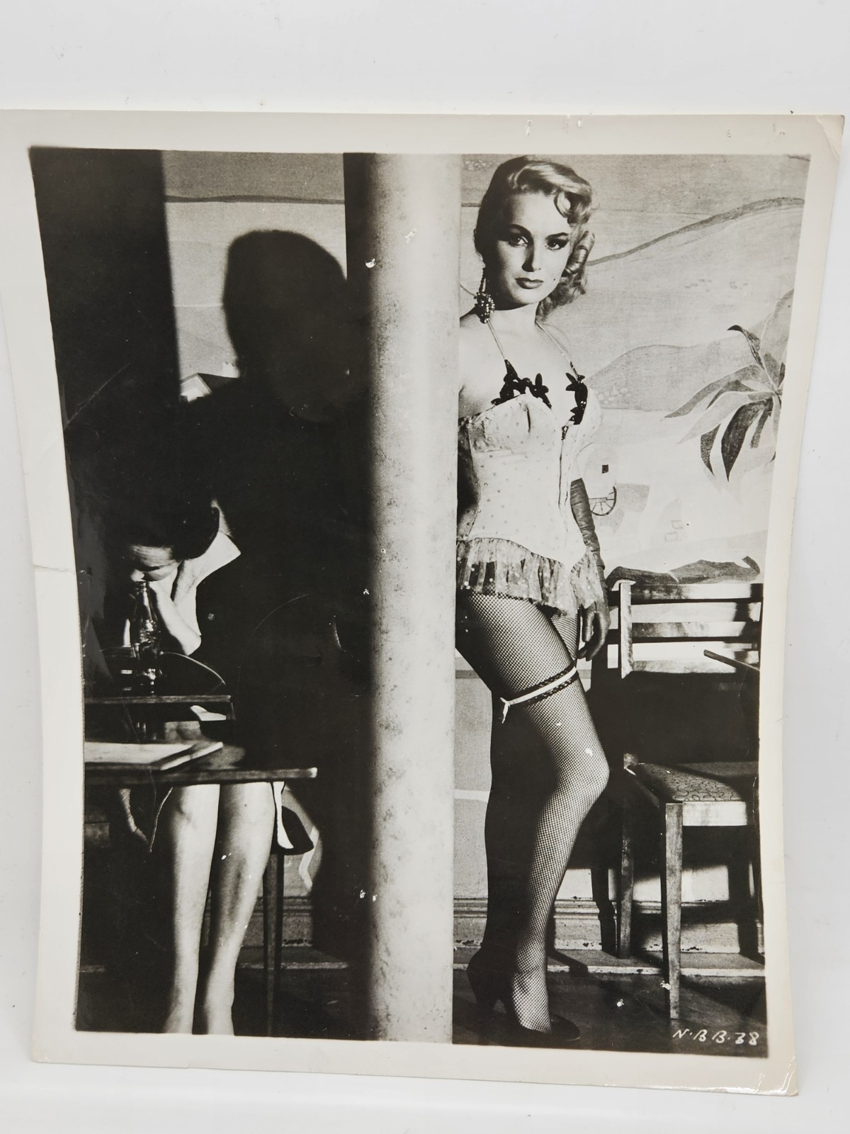 Vintage Original 1950\'s Cheesecake Exotic Lingerie B&W Photo Photograph 8x10 Vintage Original 1950\'s Cheesecake Exotic Lingerie B&W Photo Photograph 8x10