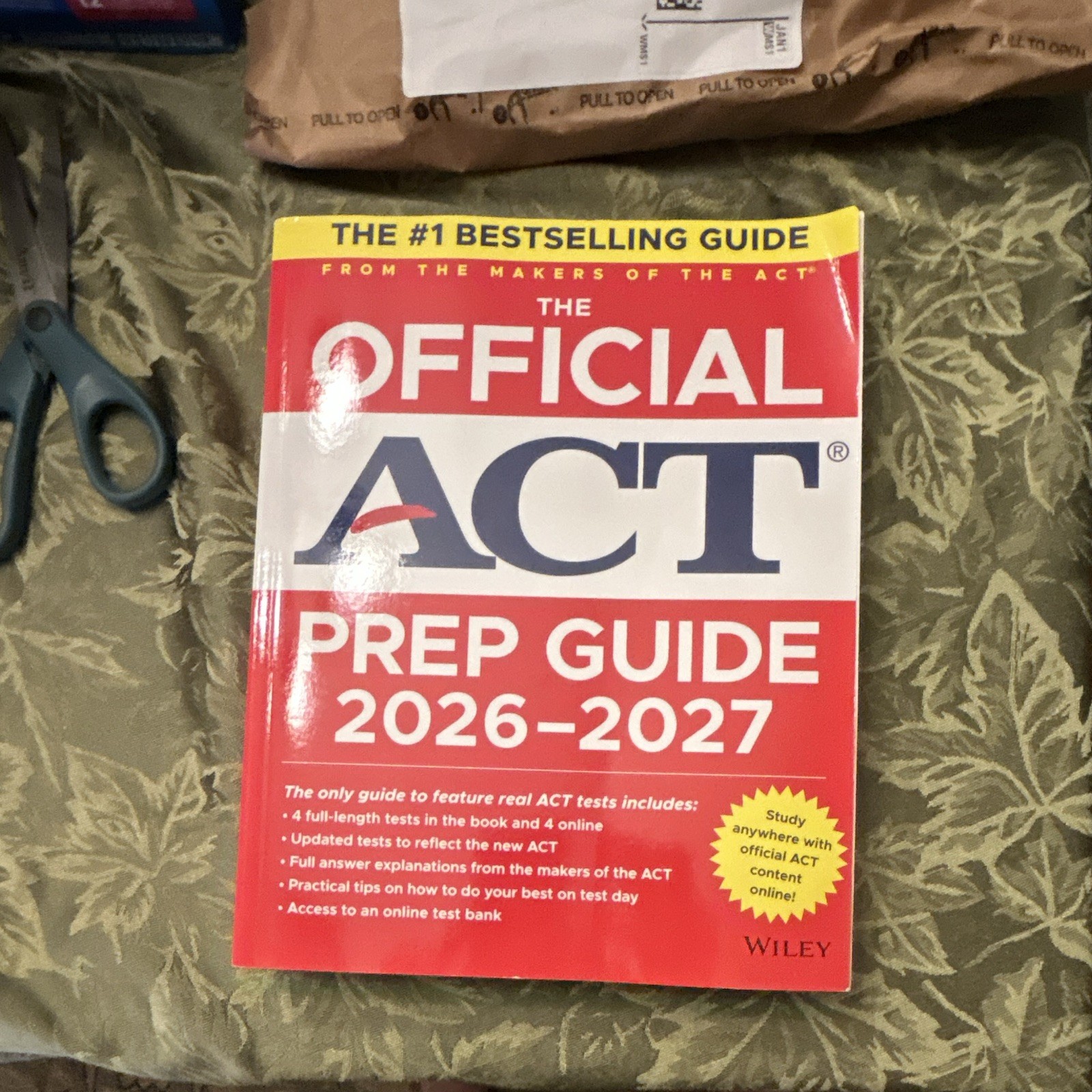 Wiley The Official ACT Prep Guide 2026-2027 Study Guide Book English