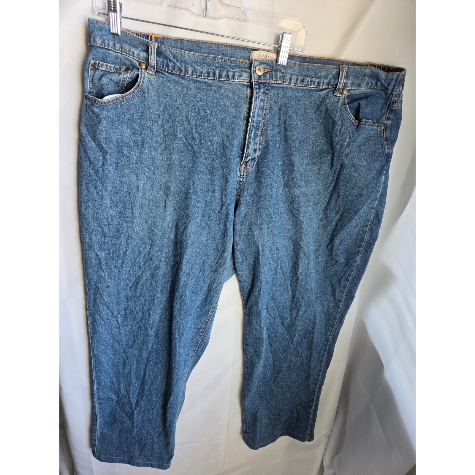 Sag Harbor Jean Company Women Blue Denim Straight Leg Sag Harbor Jean Company Women Blue Denim Straight Leg