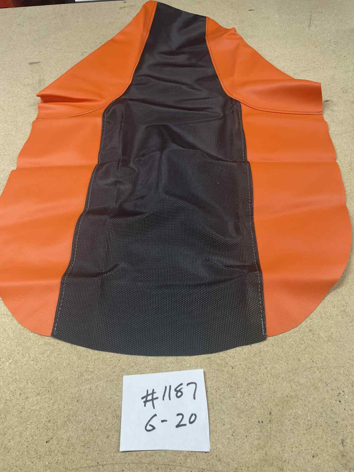 Kawasaki H1 MACH 3 1974 To 1975 Model Black Orange Seat Cover