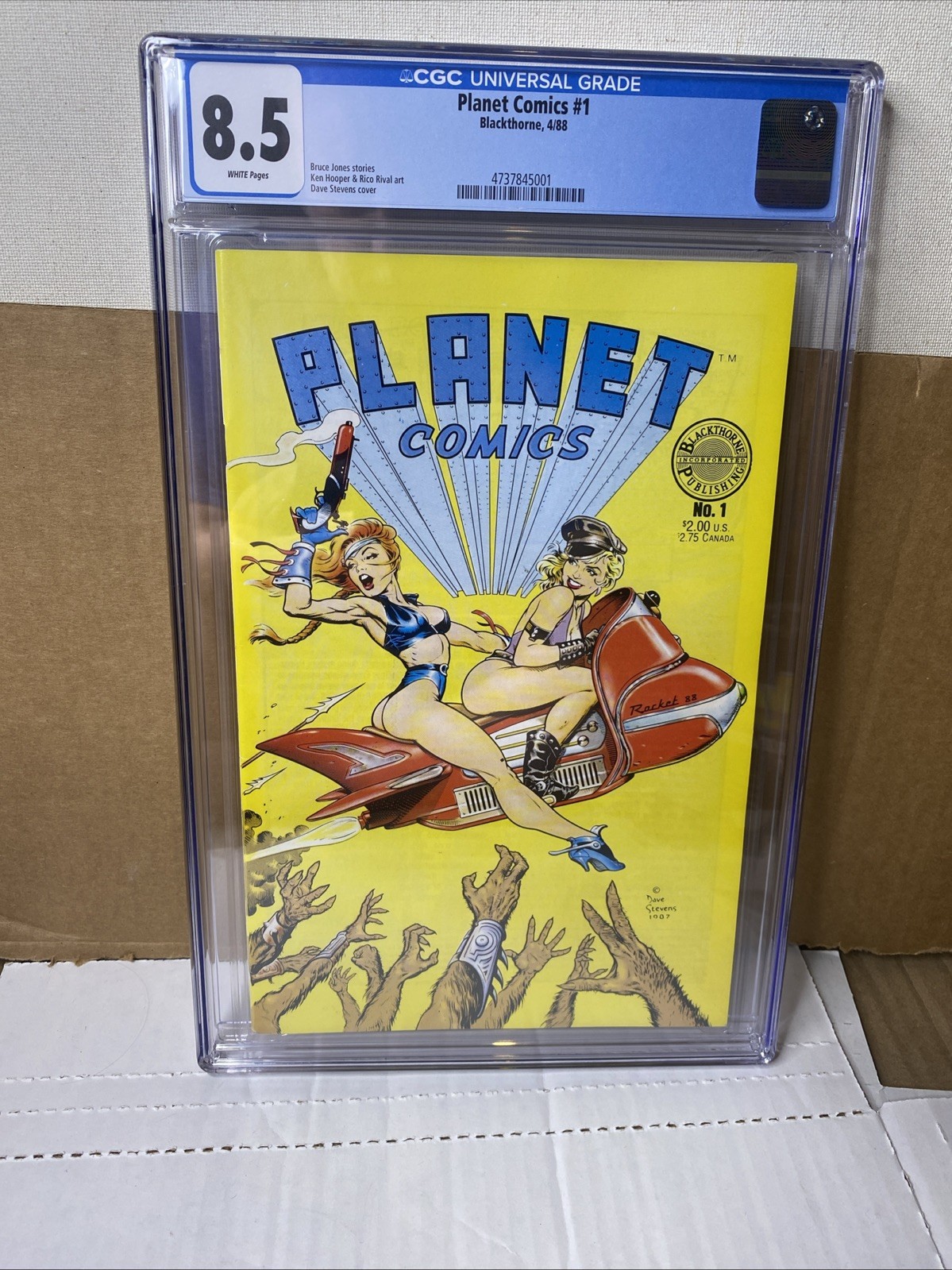 Planet Comics #1 CGC 8.5 (Blackthorne Publishing April 1988) Planet Comics #1 CGC 8.5 (Blackthorne Publishing April 1988)