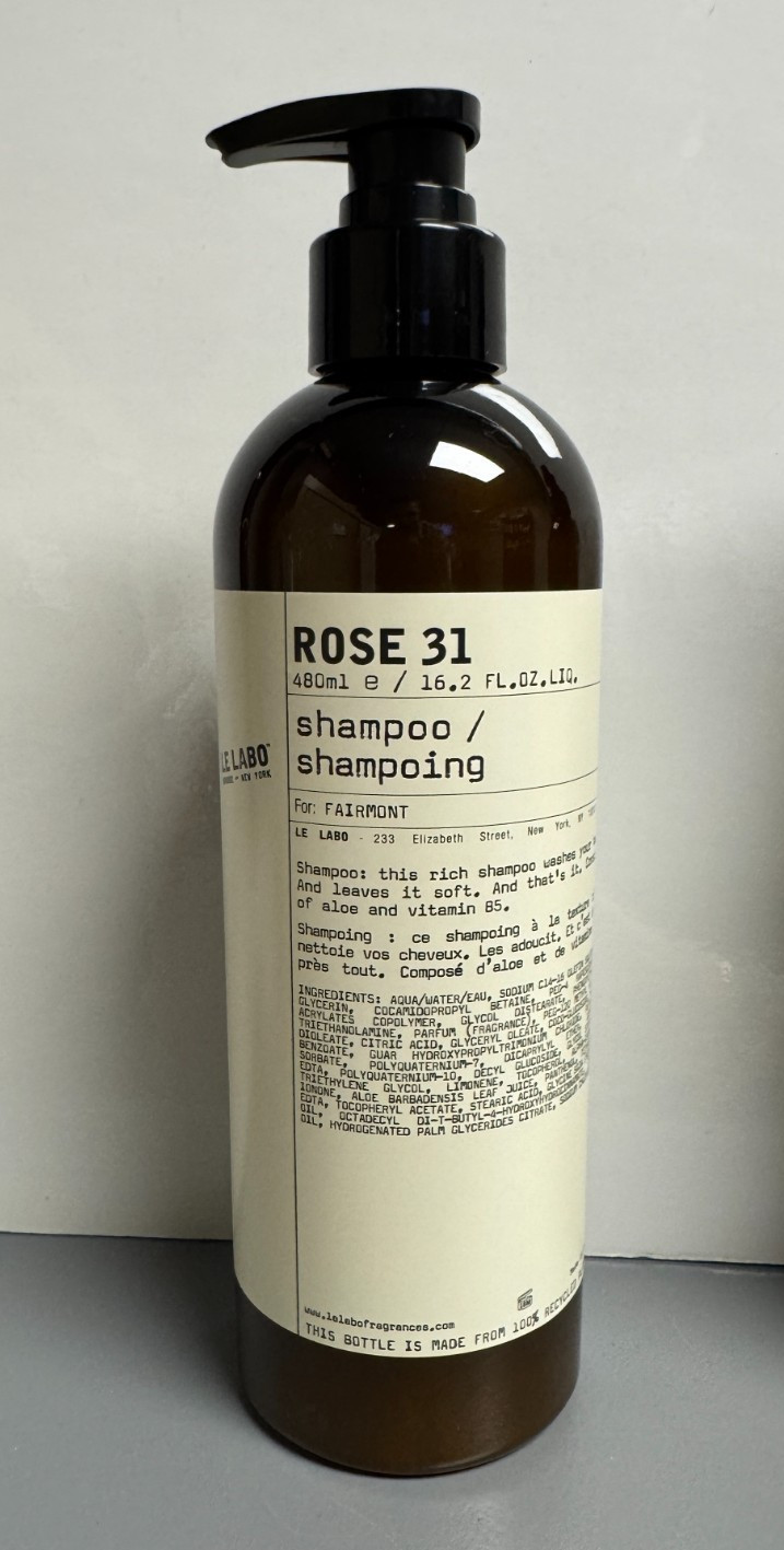 Le Labo Rose 31 Collection Shampoo Conditioner Body Wash Lotion 480mL Le Labo Rose 31 Collection Shampoo Conditioner Body Wash Lotion 480mL
