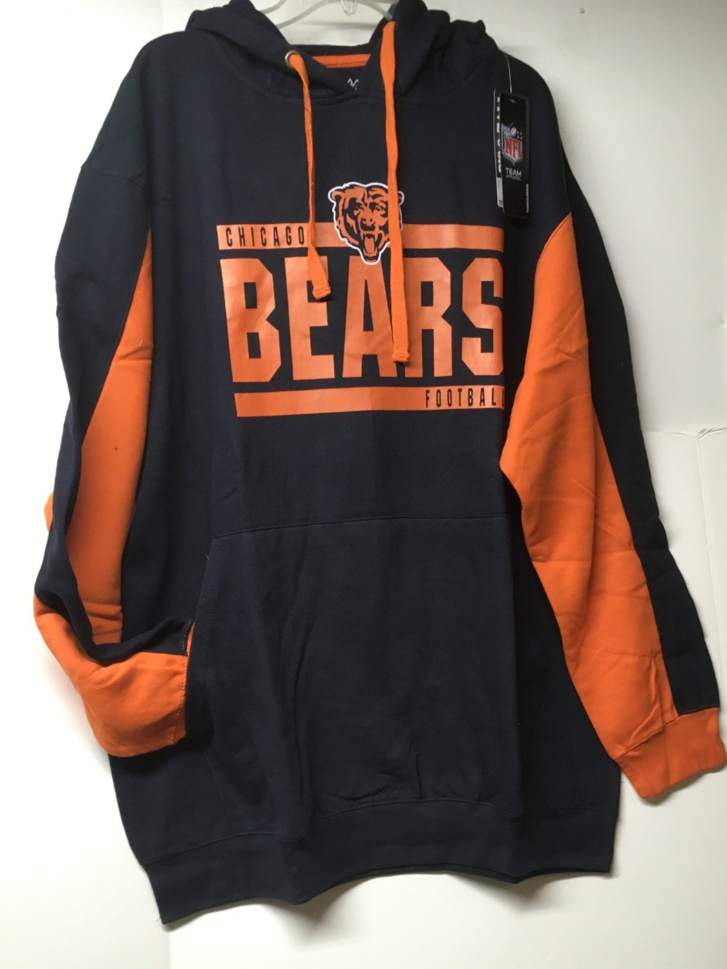 NFL Licensed CHICAGO BEARS Men\'s hoodies Big & Tall (Blue) Assorted size NWT NFL Licensed CHICAGO BEARS Men\'s hoodies Big & Tall (Blue) Assorted size NWT