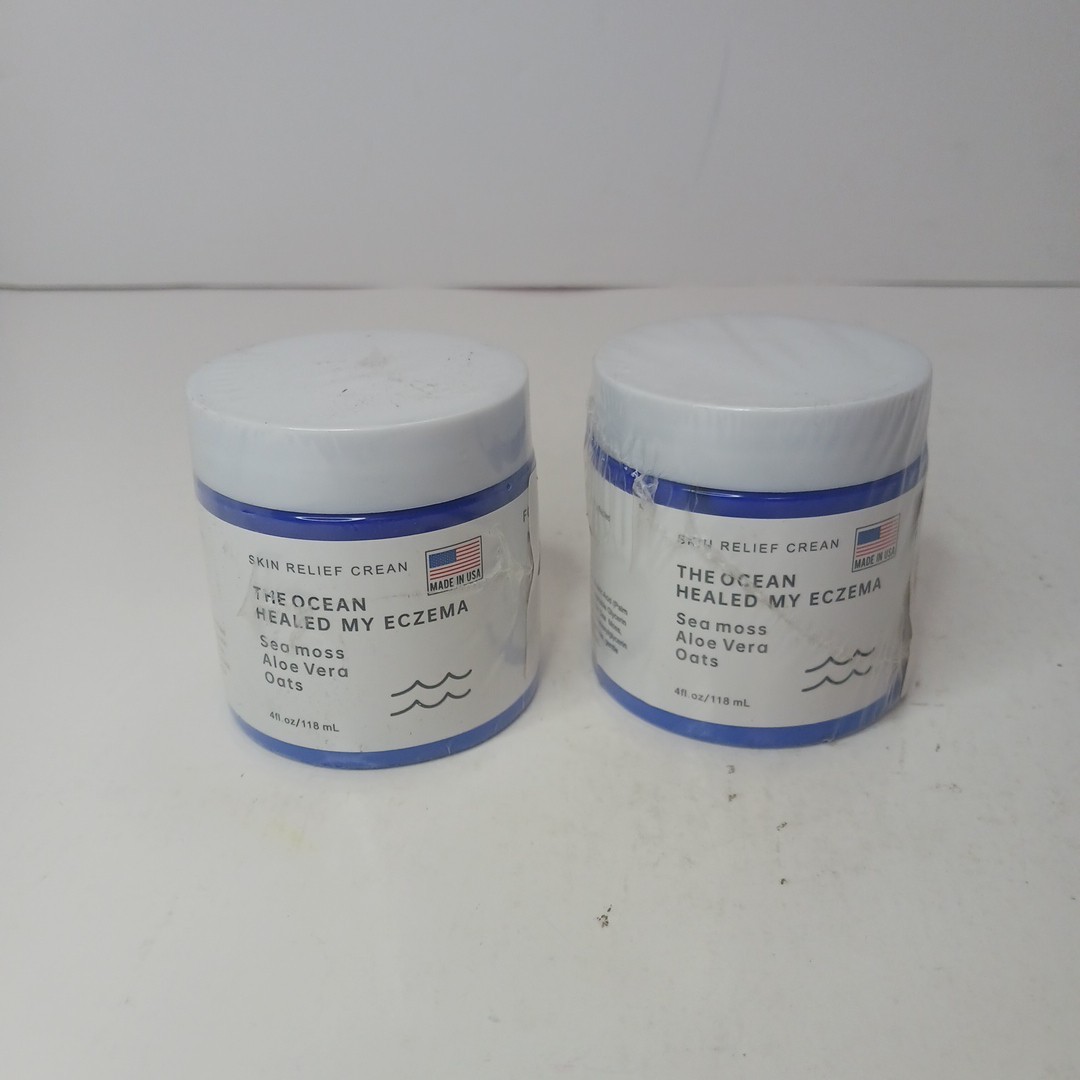 2 The Ocean Healed My Eczema Skin Cream Sea Moss Aloe Vera Oatmeal Healing NEW 2 The Ocean Healed My Eczema Skin Cream Sea Moss Aloe Vera Oatmeal Healing NEW