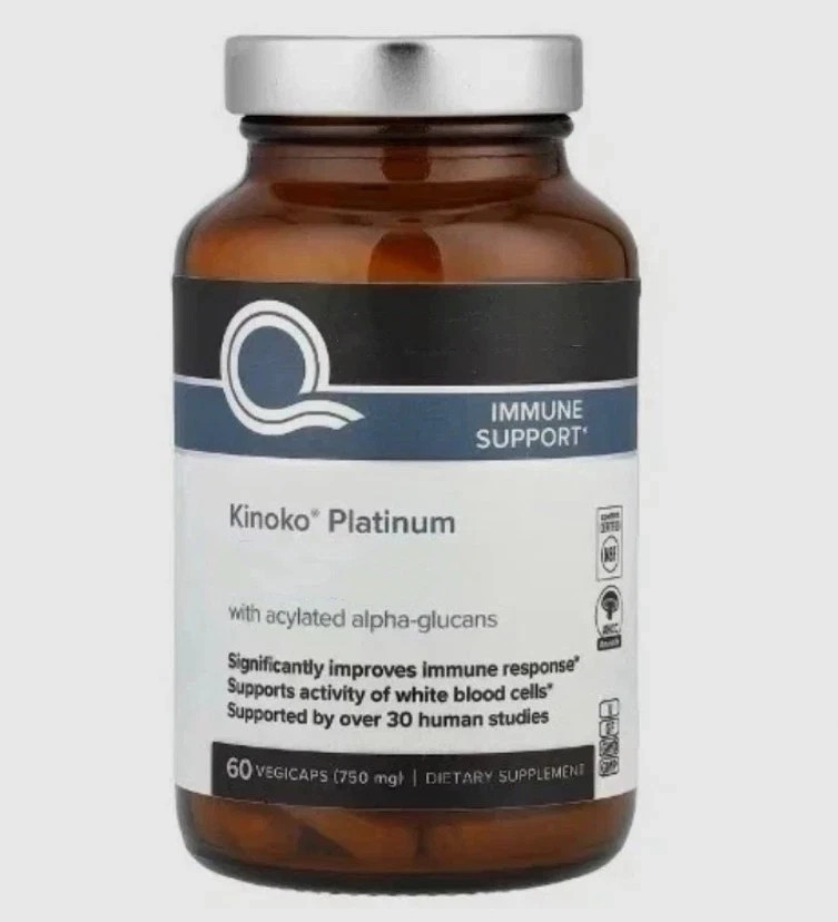 1-3x， Quality of Life Premium Kinoko Platinum AHCC Herbal Supplement, 750mg per