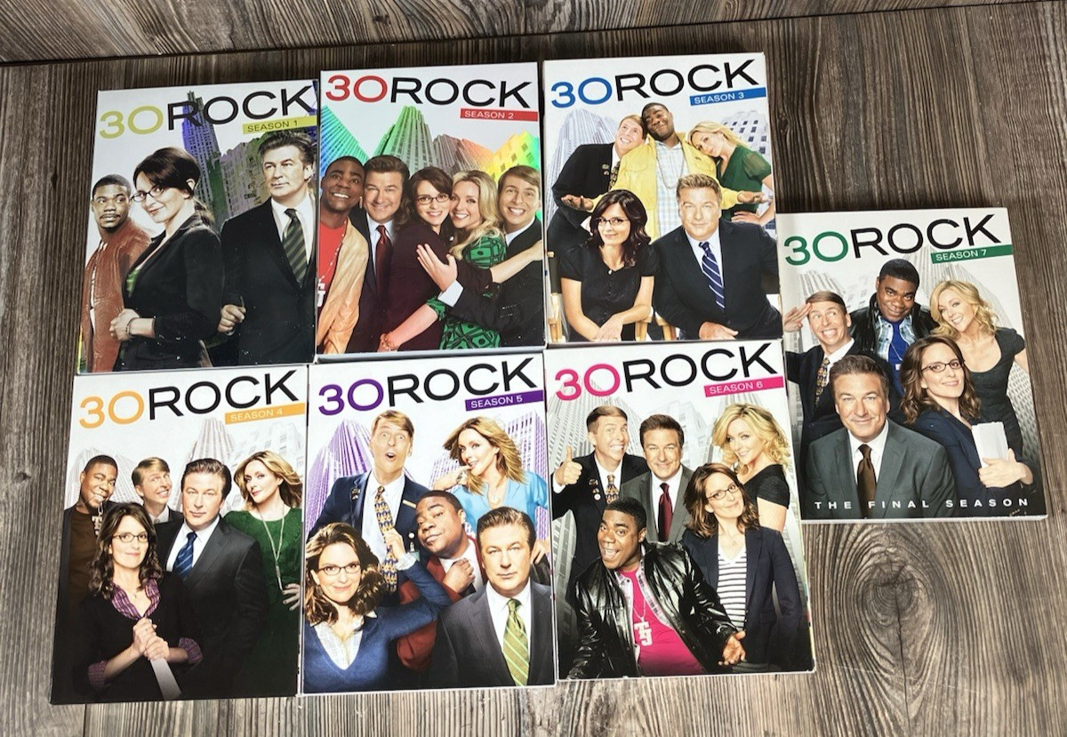 30 Rock DVD Complete TV Series 7 Lot WS 19-Disc Seasons 1 -7 Baldwin, Fey Comedy 30 Rock DVD Complete TV Series 7 Lot WS 19-Disc Seasons 1 -7 Baldwin, Fey Comedy