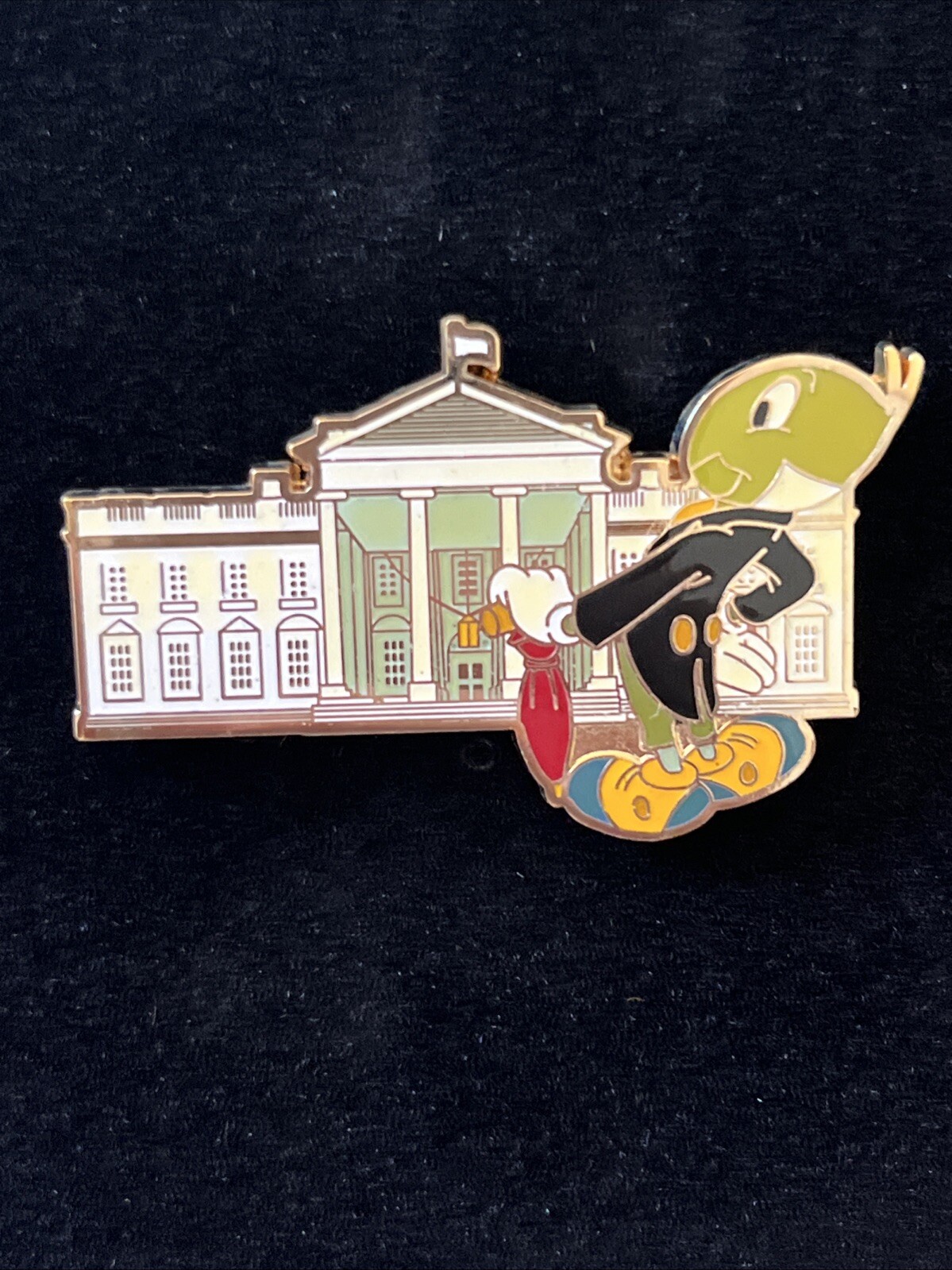 Disney Store Jiminy Cricket White House Monument Series LE 250 RARE Pin 2010 Disney Store Jiminy Cricket White House Monument Series LE 250 RARE Pin 2010