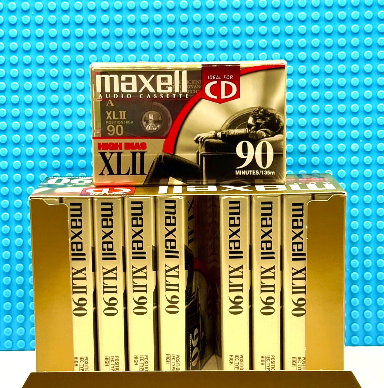 MAXELL XLII 90 2002 USA TYPE II BOX OF 10 TAPES (10) (SEALED) MAXELL XLII 90 2002 USA TYPE II BOX OF 10 TAPES (10) (SEALED)