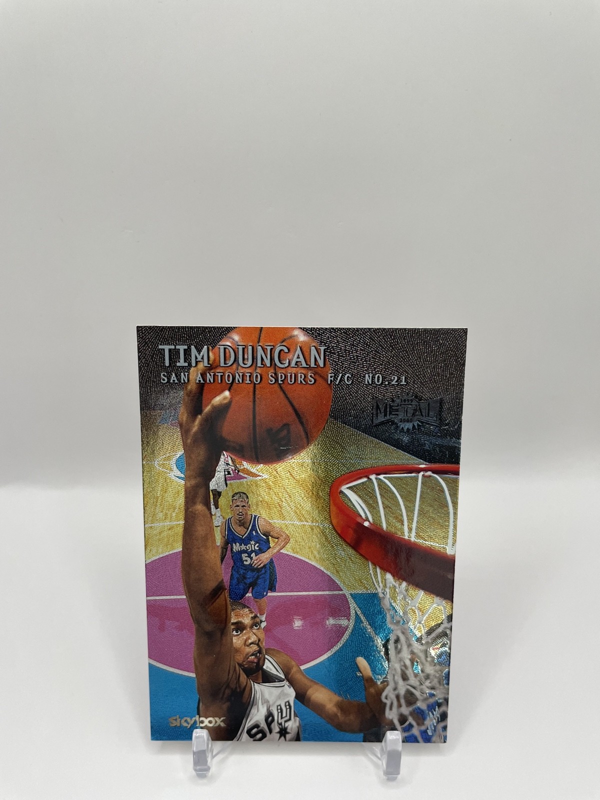 1999-00 Skybox Metal - Tim Duncan #110