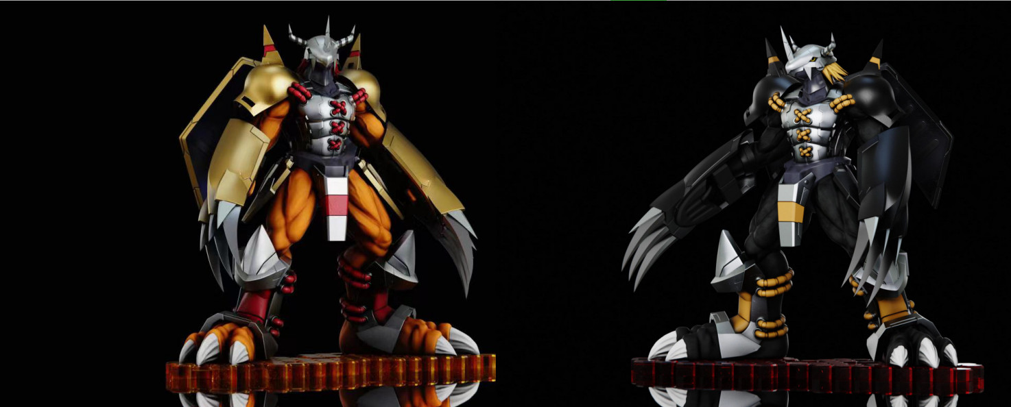 T-REX Studio Digimon Adventure War Greymon GK Resin Painted Statue Preorder