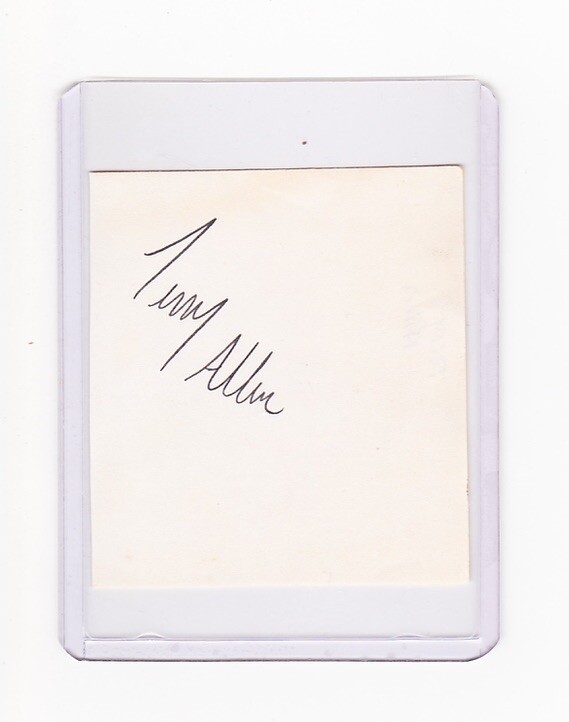 Magnum TA Autograph Terry Allen Signed Cut Original Wrestling Memorabilia PNW