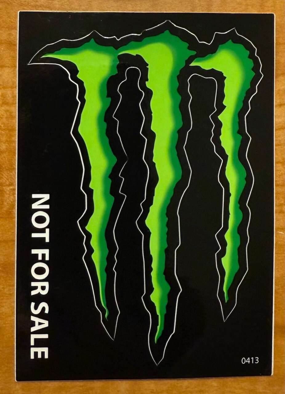 *BRAND NEW* Monster Energy Drink Logo Decal Sticker 3”x4” Green *BRAND NEW* *BRAND NEW* Monster Energy Drink Logo Decal Sticker 3”x4” Green *BRAND NEW*
