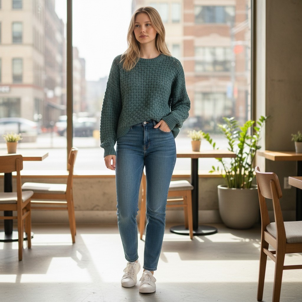 Madewell Womens Teal Green Basketweave Knit Crewneck Sweater Size S Small Madewell Womens Teal Green Basketweave Knit Crewneck Sweater Size S Small