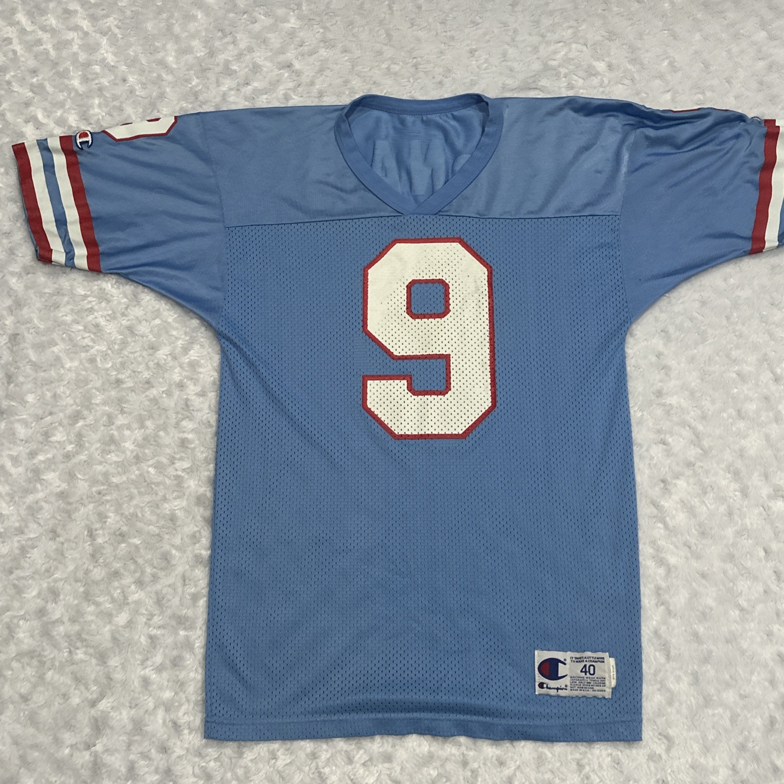 Vintage Champion Tennessee Titans Steve McNair 9 Jersey Size 40 Vintage Champion Tennessee Titans Steve McNair 9 Jersey Size 40