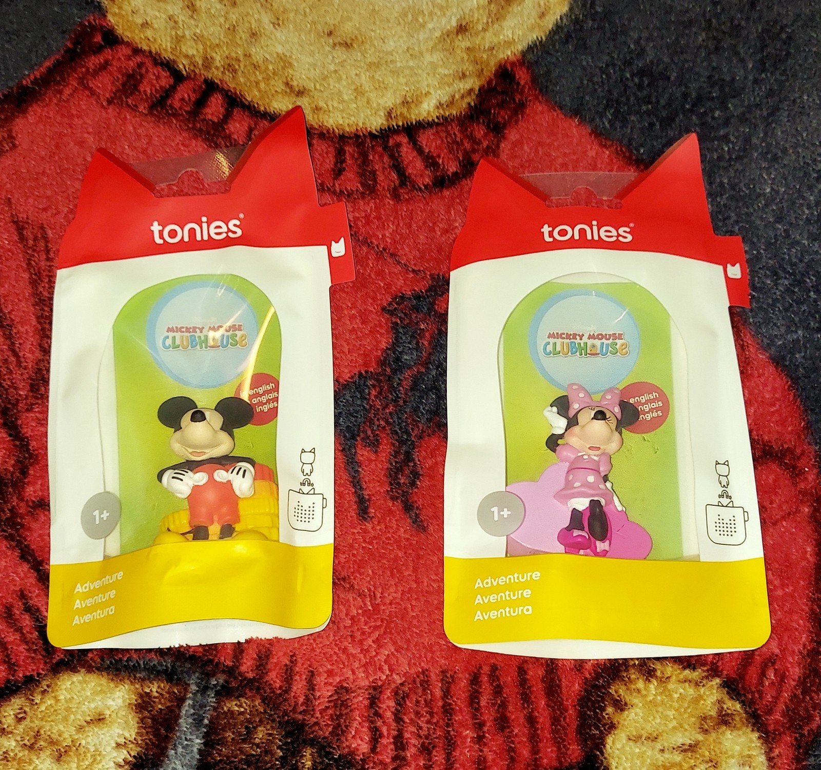 New TONIES Lot of 2 MICKEY & MINNIE CLUBHOUSE Audio Characters NEW & SEALED New TONIES Lot of 2 MICKEY & MINNIE CLUBHOUSE Audio Characters NEW & SEALED