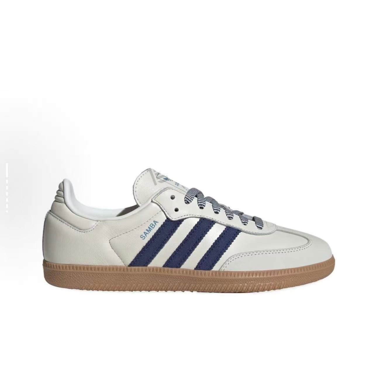 Adidas Originals Samba OG Off White Dark Blue Clear Sky JI3907 Brand New In Box Adidas Originals Samba OG Off White Dark Blue Clear Sky JI3907 Brand New In Box
