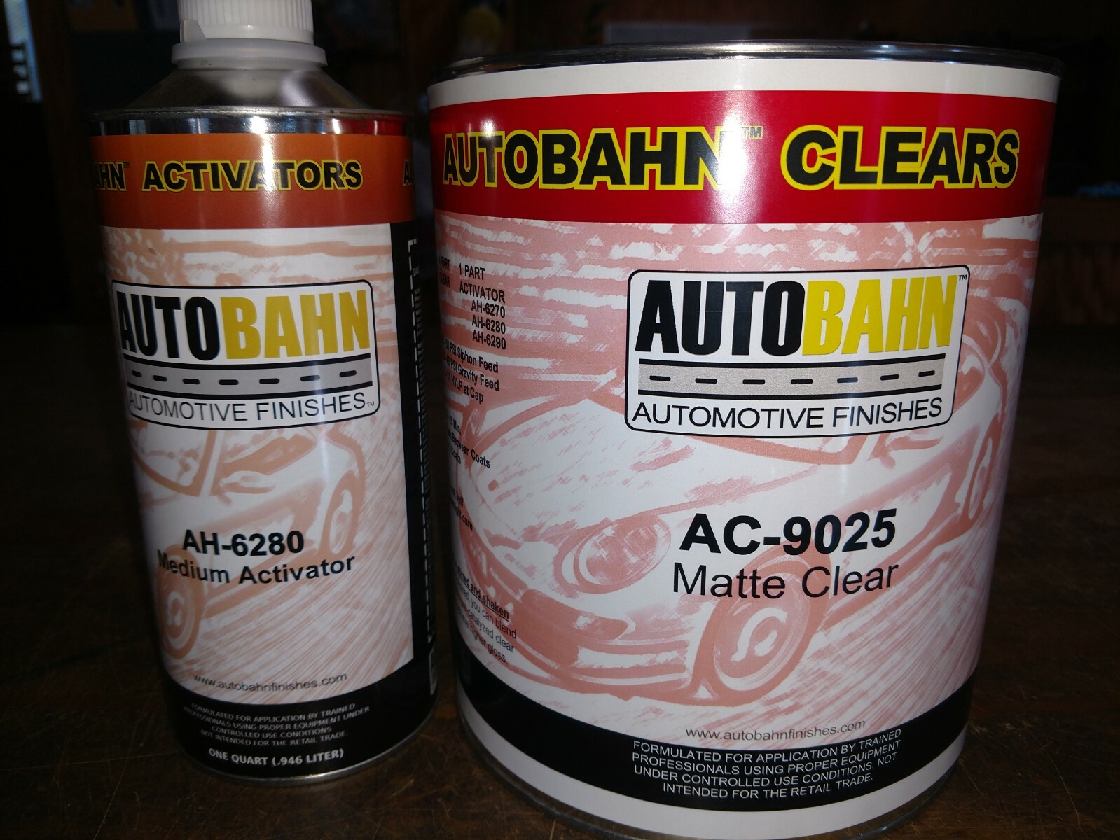 Autobahn AC-9025 Matte Clear Gallon Kit/ 5 Quarts Autobahn AC-9025 Matte Clear Gallon Kit/ 5 Quarts