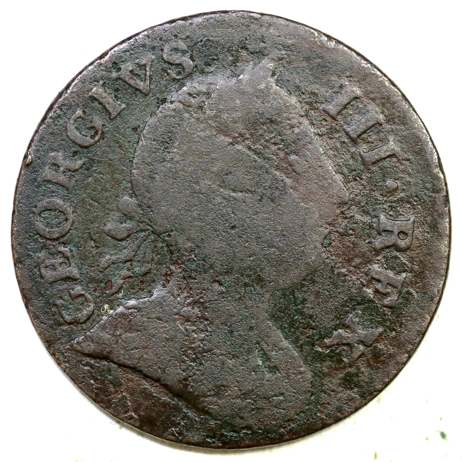 1771 2-71A Machins Mills Colonial Copper Coin