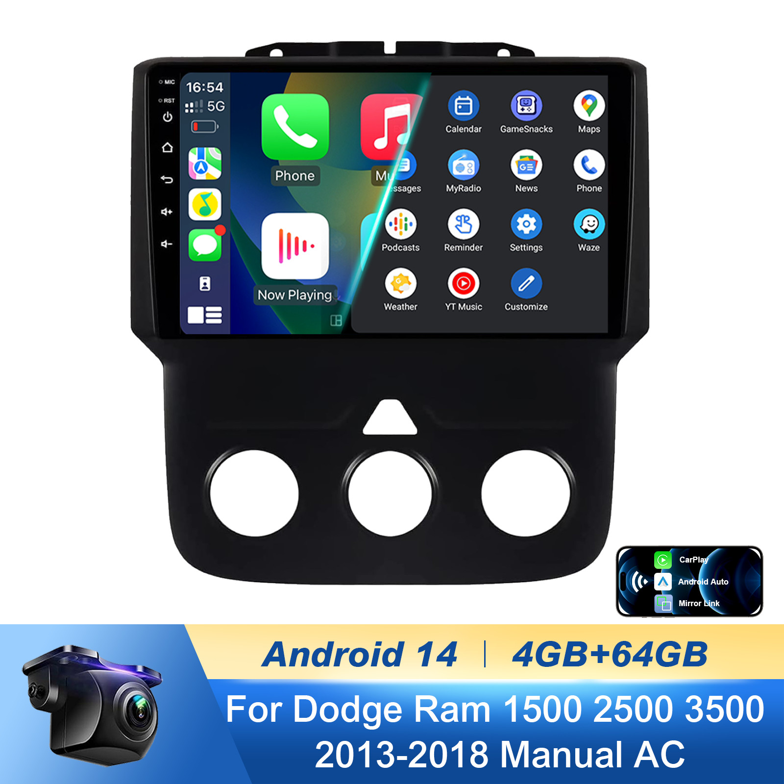8Core 4+64G Dodge Ram1500/2500/3500 2013-2018 9 8Core 4+64G Dodge Ram1500/2500/3500 2013-2018 9