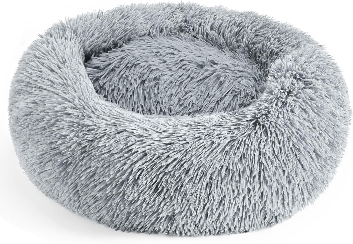 28in Large Dog Bed, Medium Size Dog and Cats, Calming Donut Bed for Puppy and