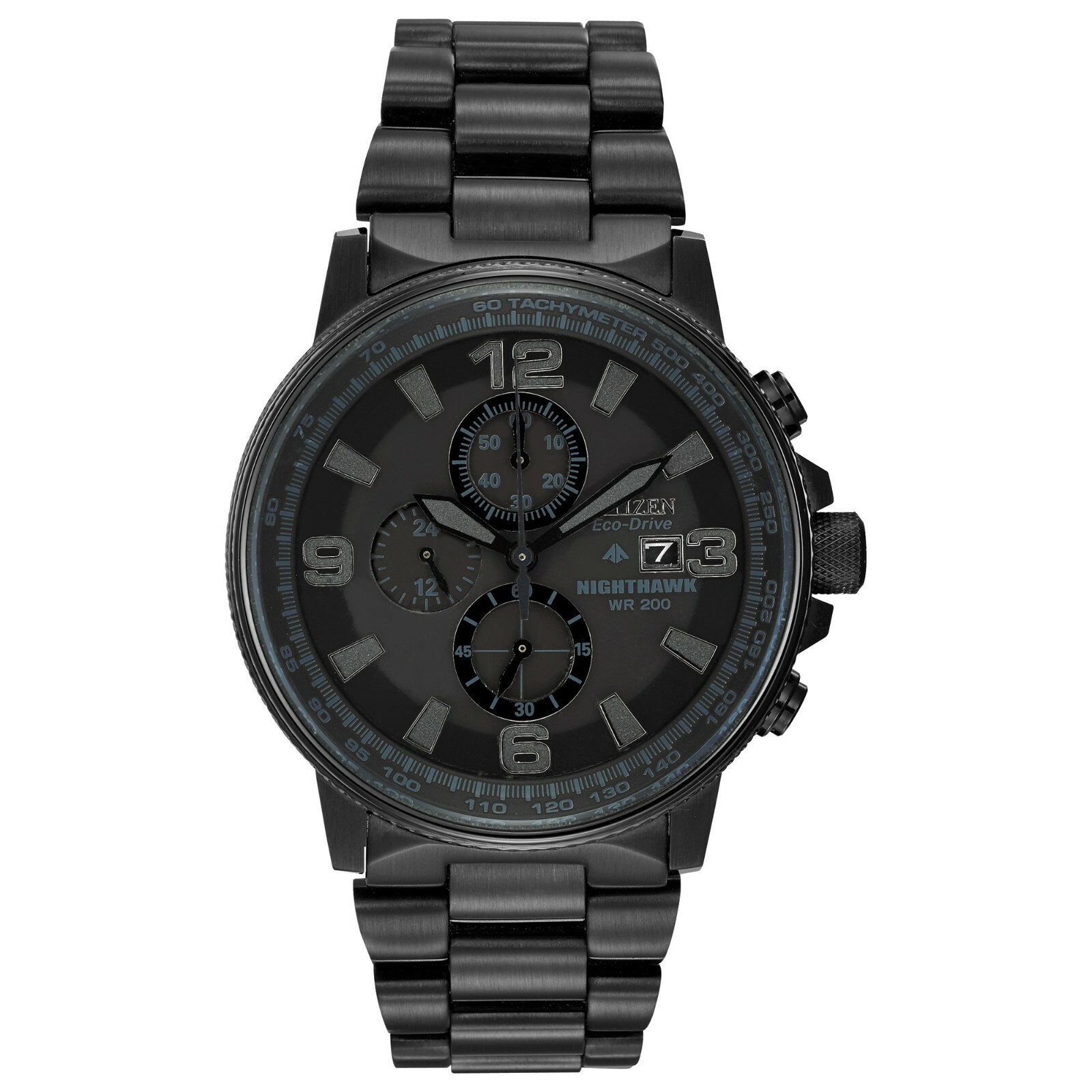Citizen Eco-Drive Nighthawk Men's Chronograph Multi Dial Watch 42mm CA0295-58E Citizen Eco-Drive Nighthawk Men's Chronograph Multi Dial Watch 42mm CA0295-58E